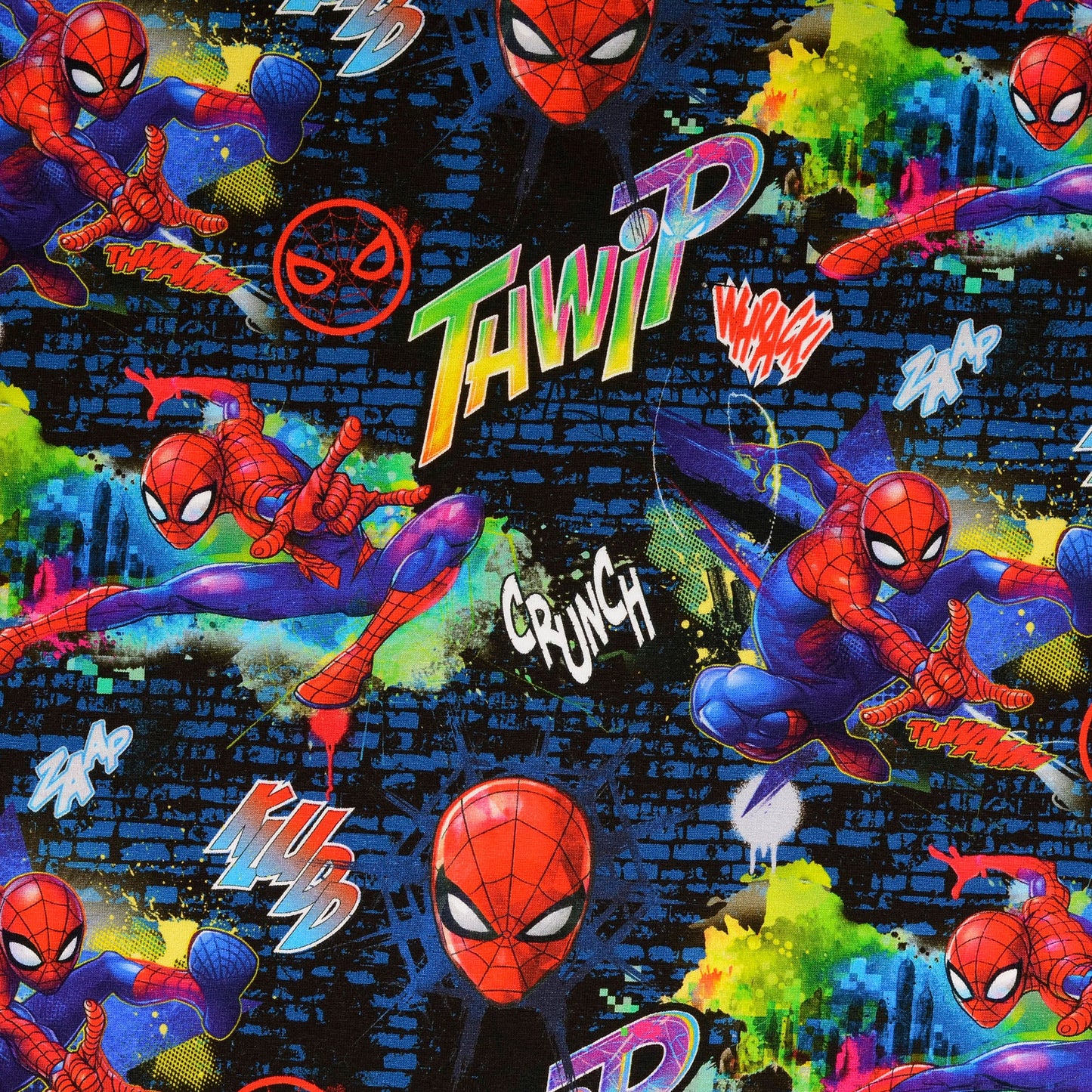 Bómullarjersey - Spider Man