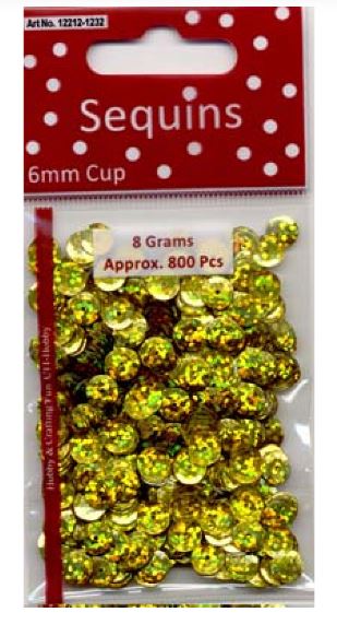 Sequins - Disco Gold