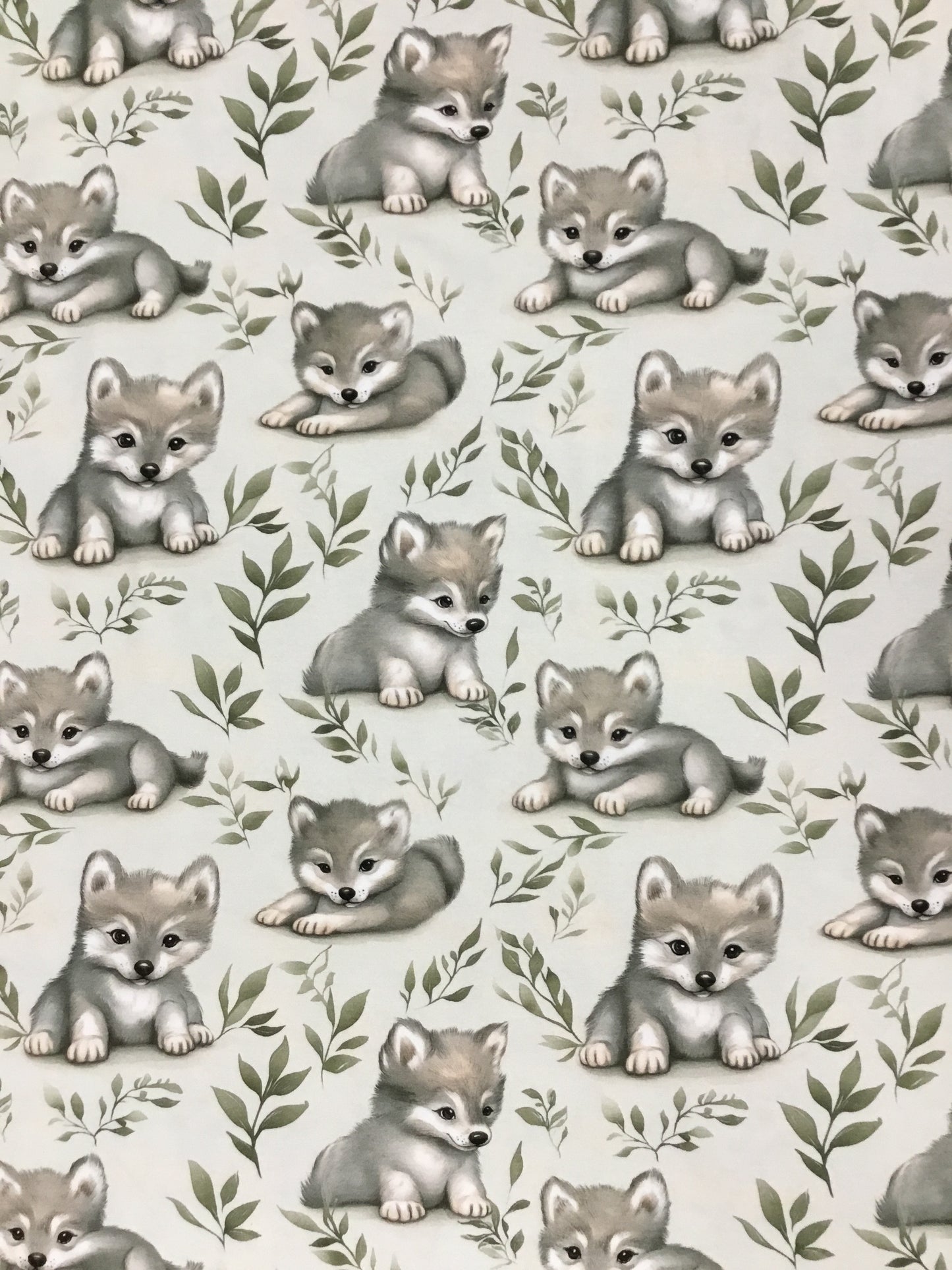 Bómullar jersey - puppies