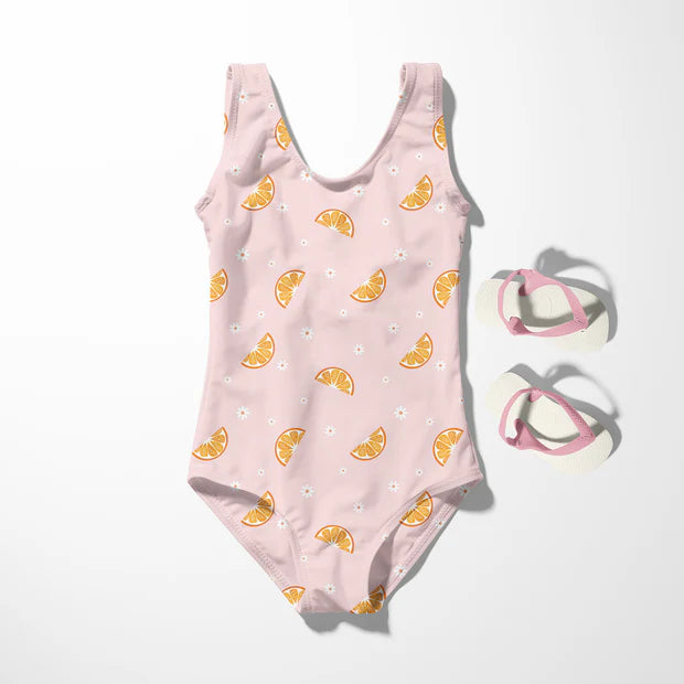 Swimwear Jersey UPF50 Recycled Fruits Light Pink