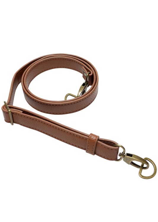 Töskuólar - gervi leður brúnt