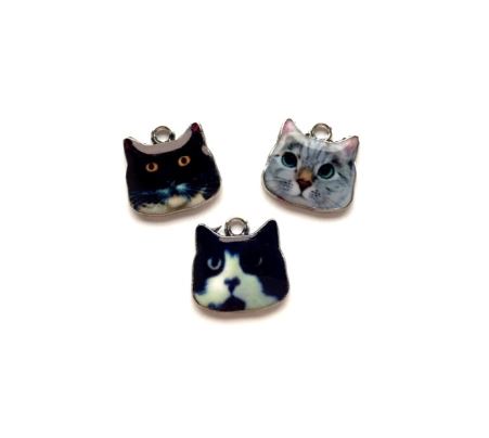 Metal Charms - Cats