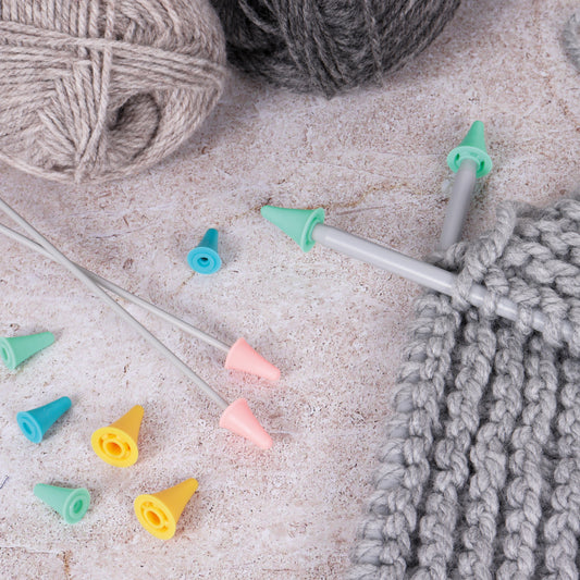 Stopparar á prjóna