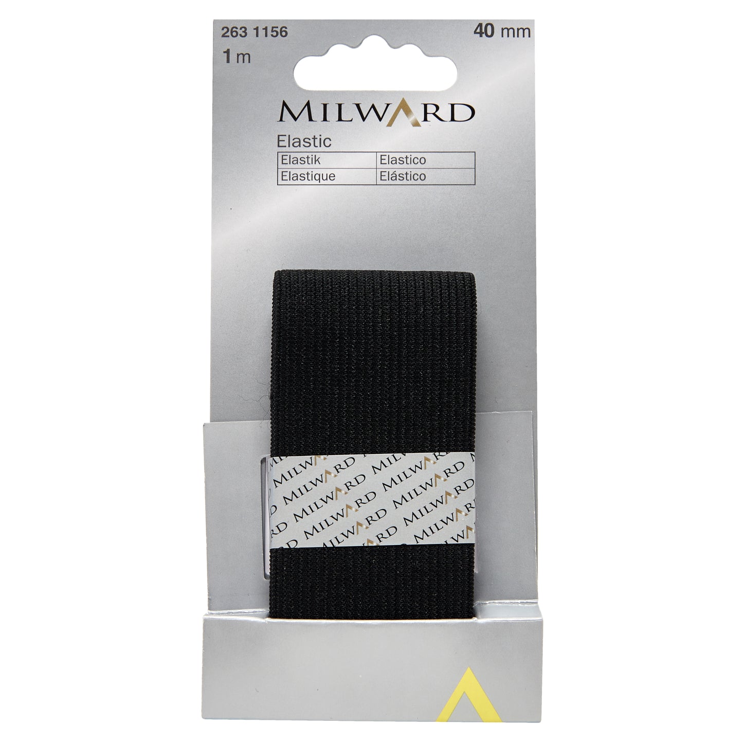 Teygja Svört 40mm / 1mtr