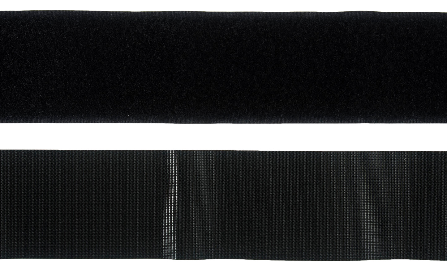 Franskur rennilás svartur 50mm/1mtr. m. lími