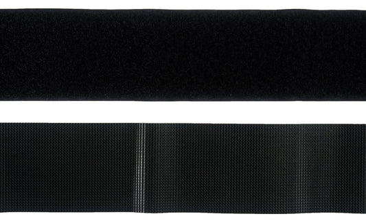 Franskur rennilás svartur 50mm/1mtr. m. lími