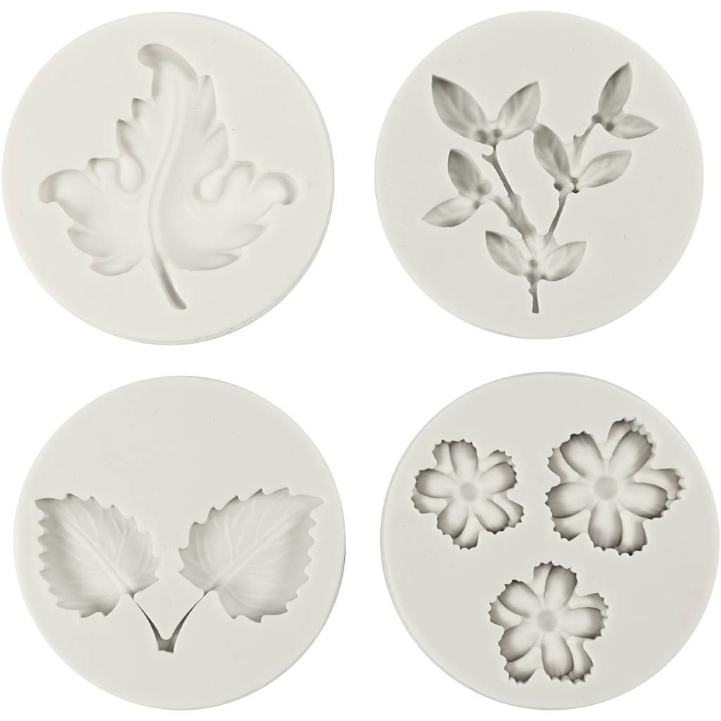 Silikon Mót - Leaves and flowers