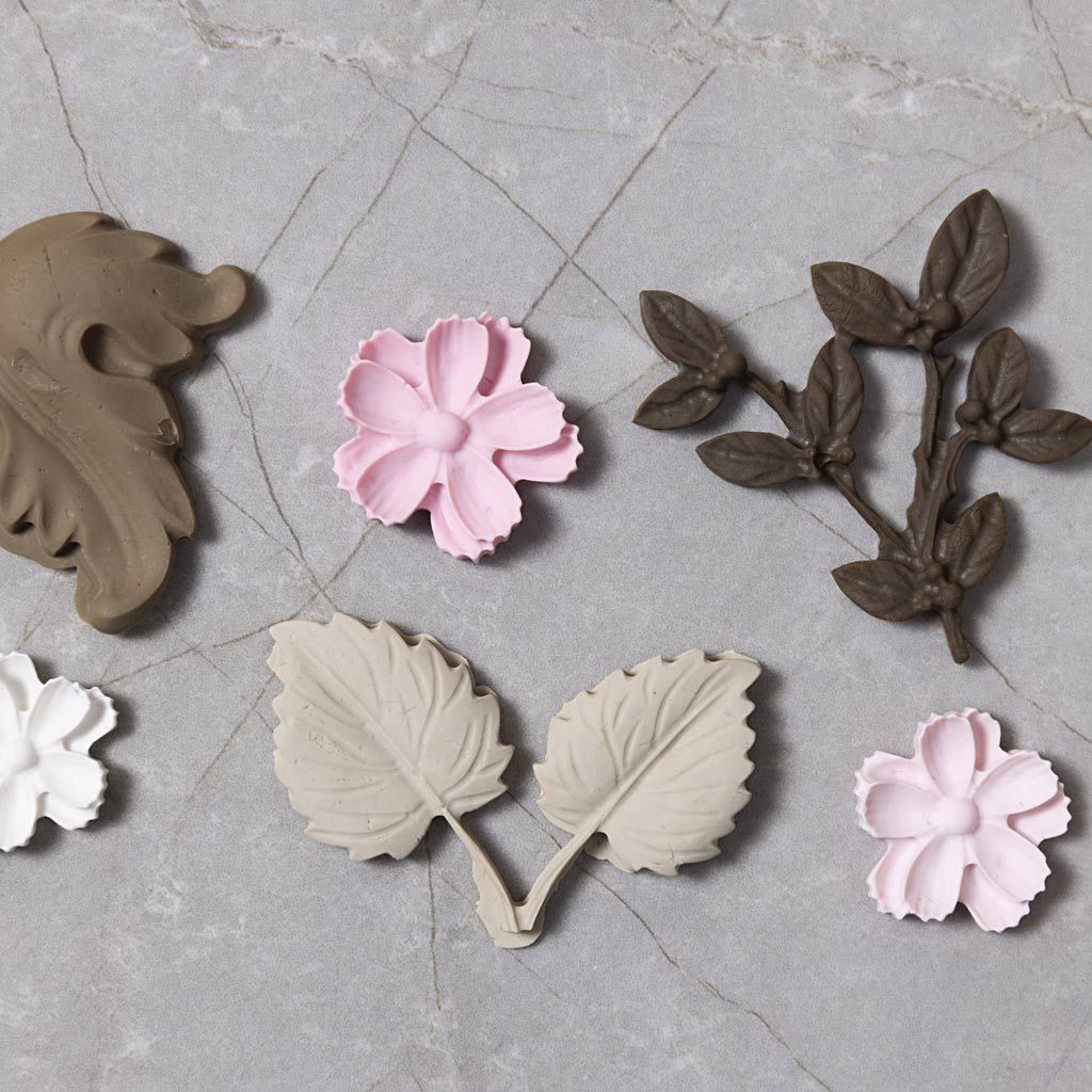 Silikon Mót - Leaves and flowers