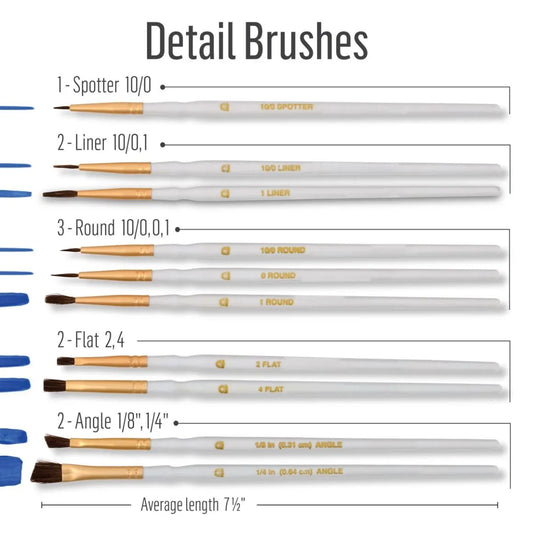 Penslasett detail - 10stk