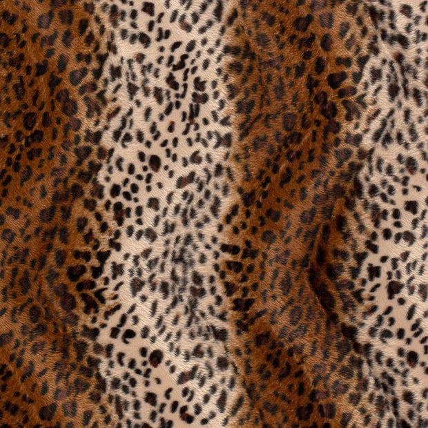 Velours fabric printed Cheetah 4517