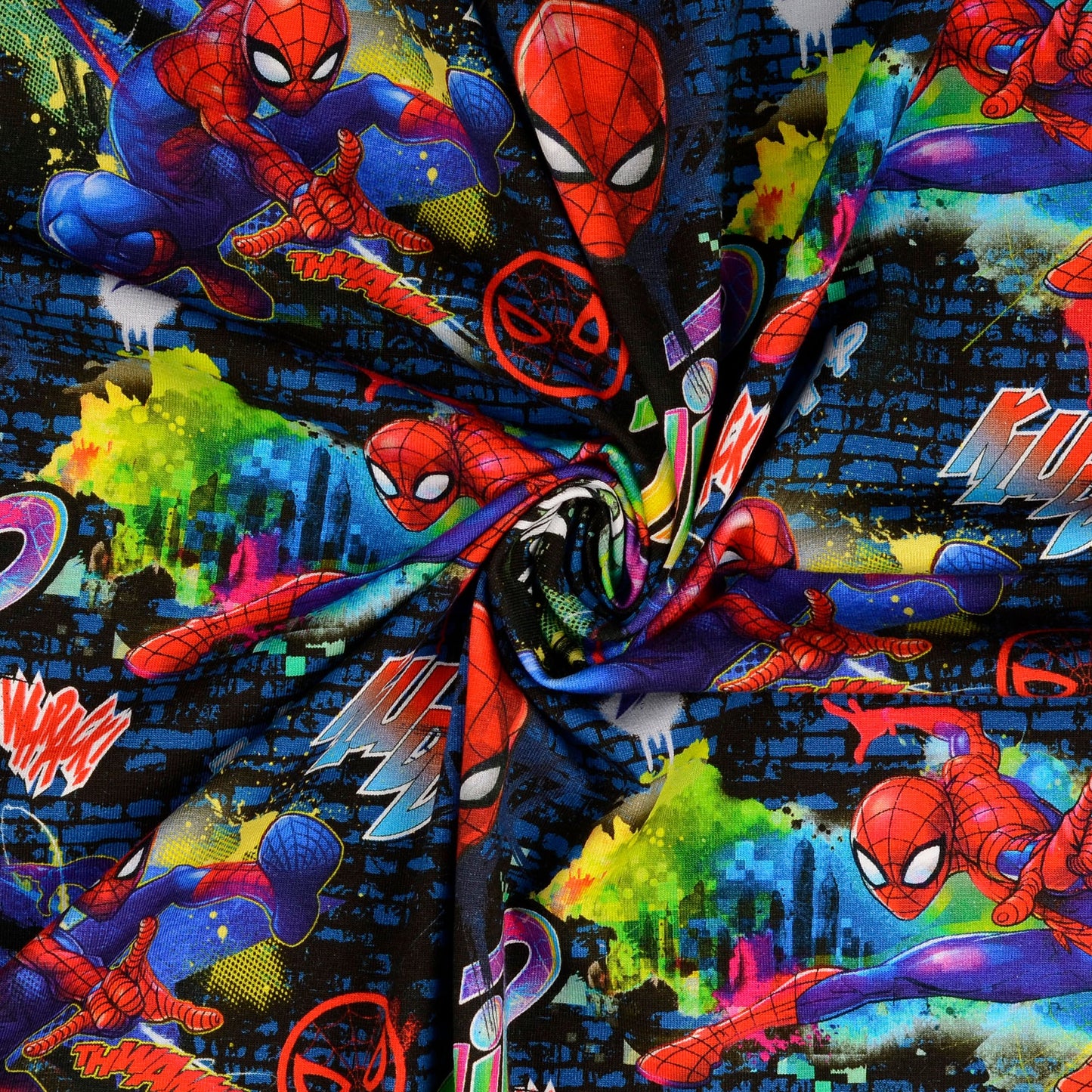 Bómullarjersey - Spider Man