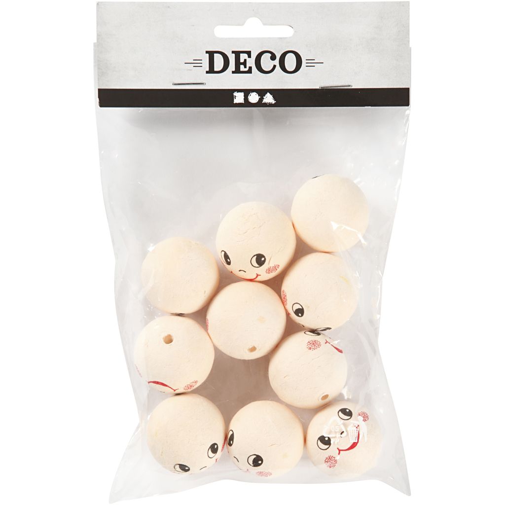 Cotton Faces 30mm/ 10stk