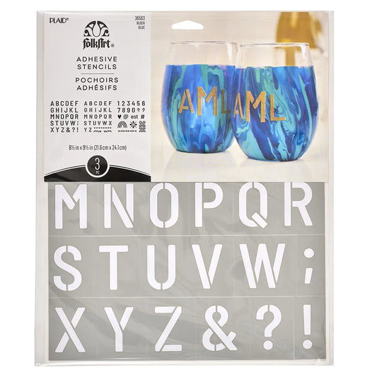 Stensill 3stk stafróf