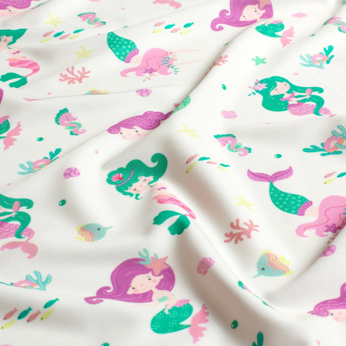 Swimwear Jersey UPF50 Recycled Mermaid Off White