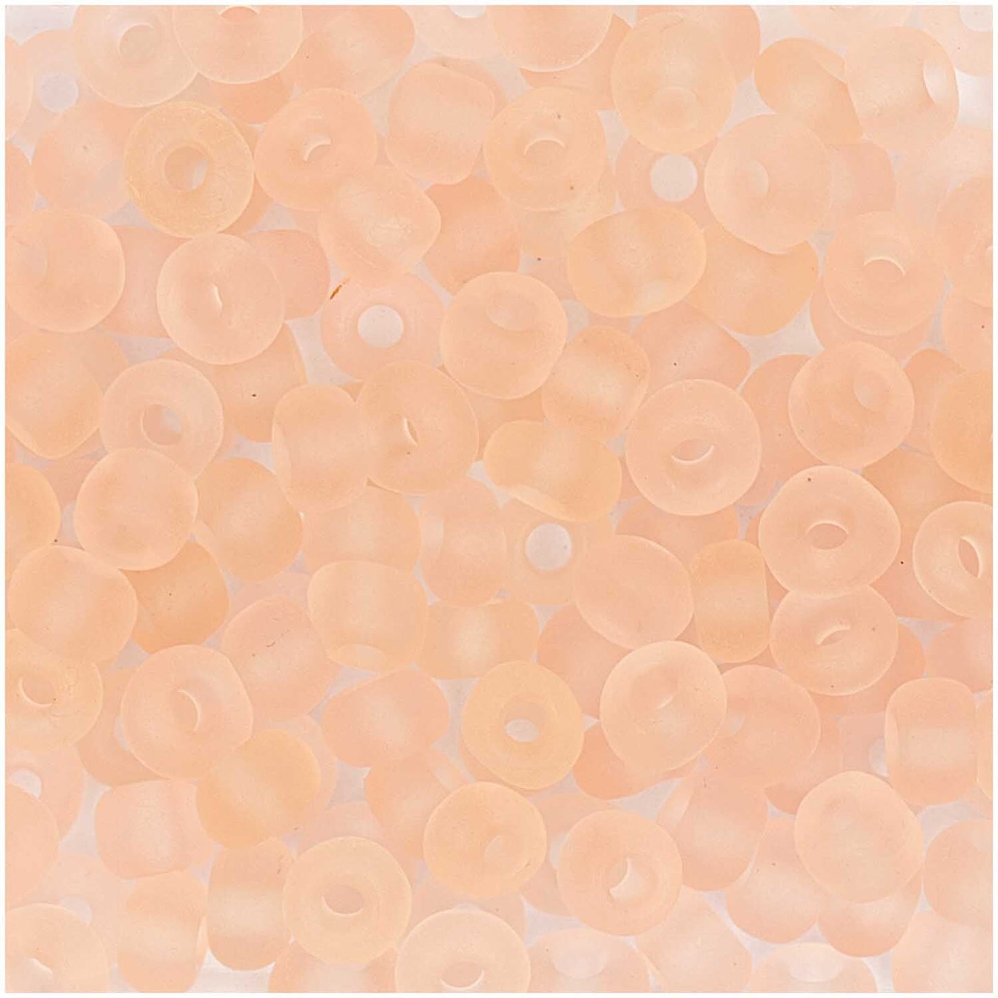 Perlur Rocaille 4mm - Beige Matt
