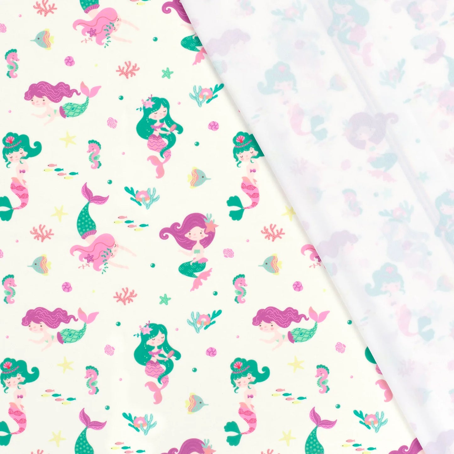 Swimwear Jersey UPF50 Recycled Mermaid Off White