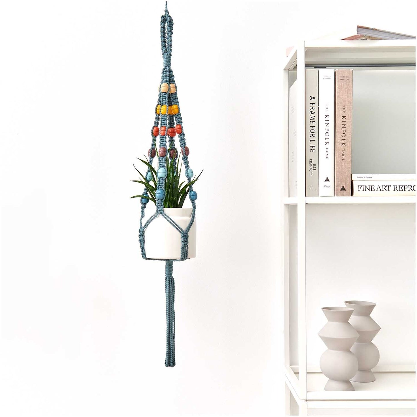 Macaramé beads 24stk - Earth Tones