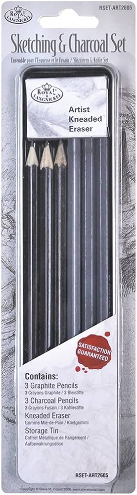 Mini Tin Set / Graphite & Charcoal pencils