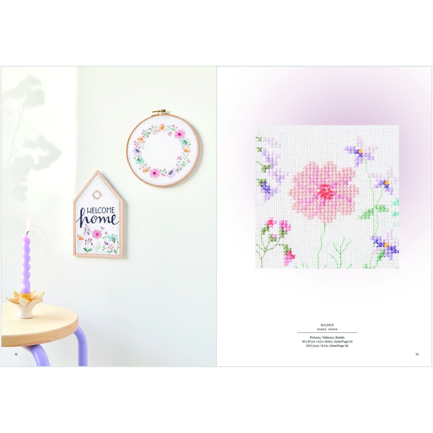 Embroidery Book - Flowers+Pixels