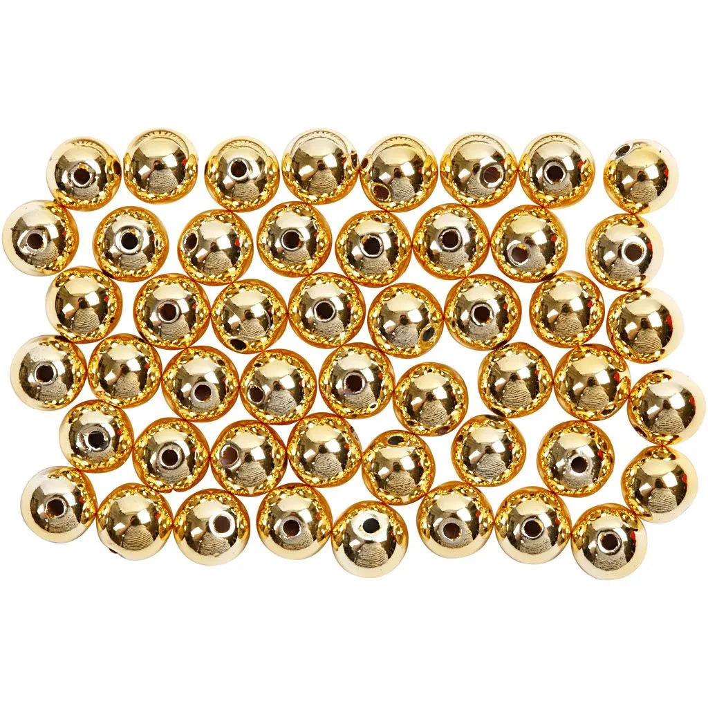 Wax Beads 5mm - Gold