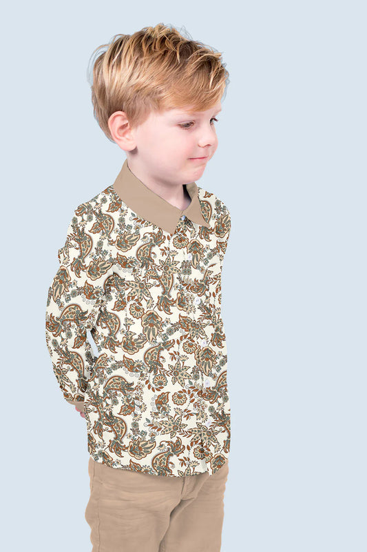 Poplin Paisley - Off White