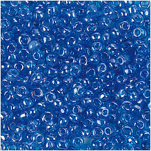 Perlur Rocaille 4mm - Turquoise Iridescent