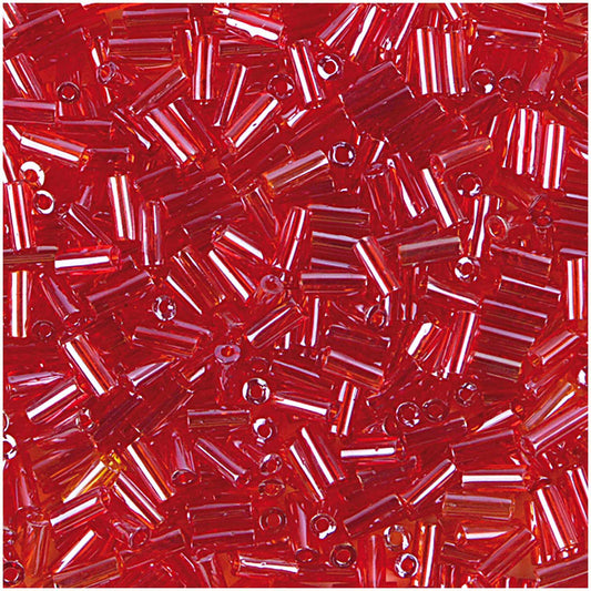 Perlur Rocaille Sticks 6,75mm - Red
