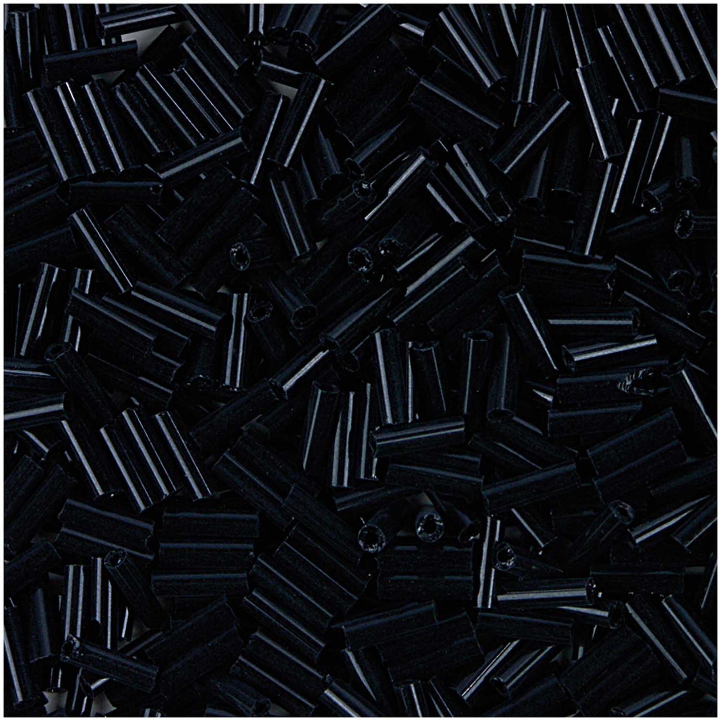 Perlur Rocailles Sticks 6,75mm - Black