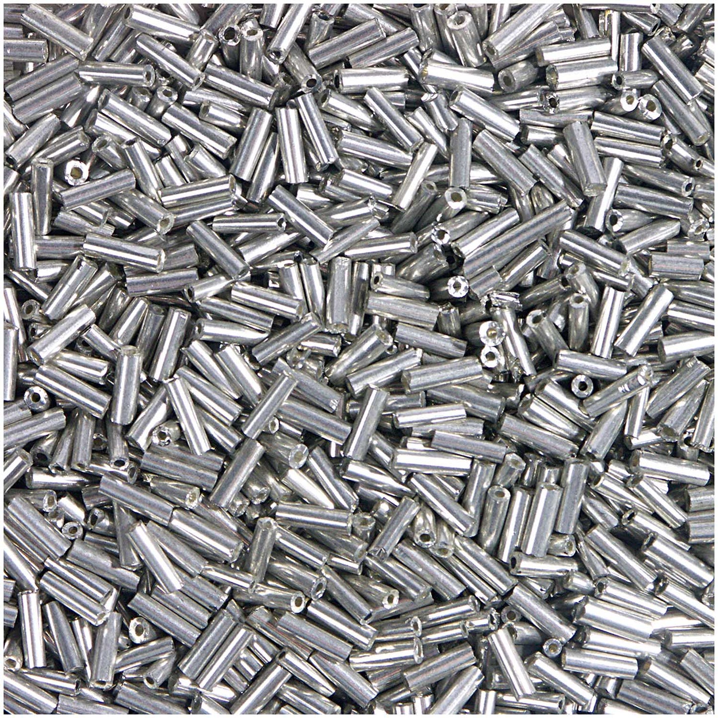 Perlur Rocaille Sticks 6,75mm - Silver