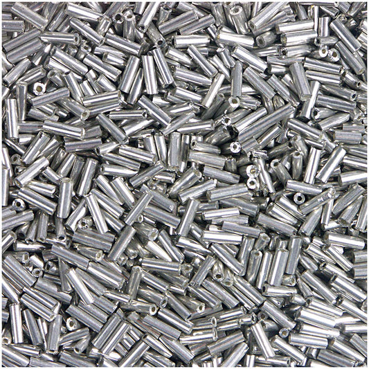 Perlur Rocaille Sticks 6,75mm - Silver