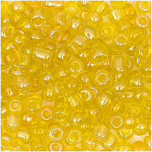 Perlur Rocaille 4mm - Yellow Transparent