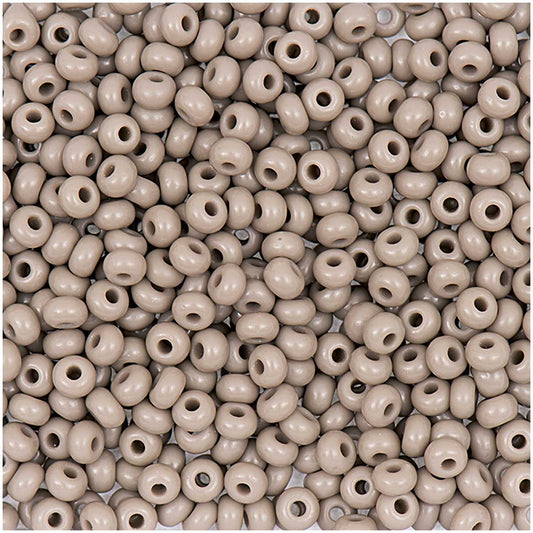 Perlur Rocaille 2,6mm - Gray Opaque