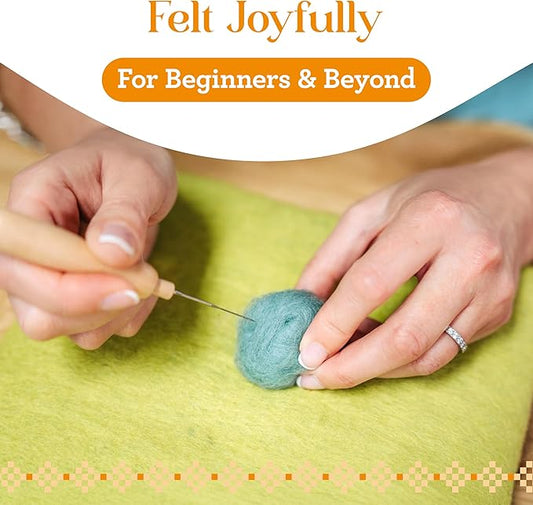 Þæfingarsett - Hedgehog in a hoop