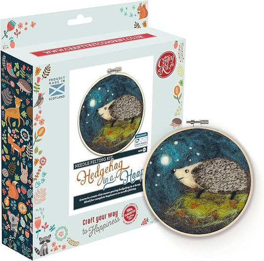 Þæfingarsett - Hedgehog in a hoop