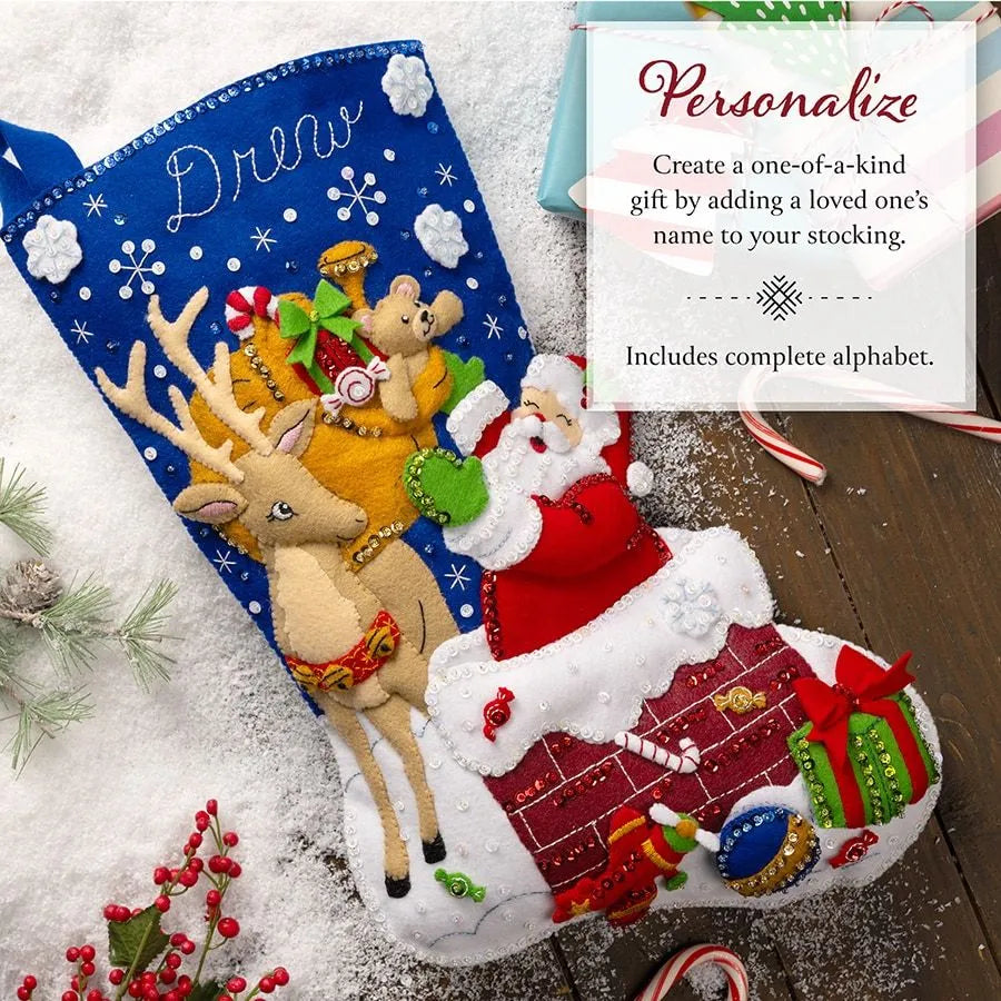 Bucilla - Santa's toy delivery