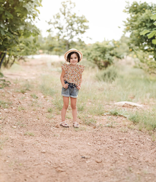 Poplin Floral - Off White