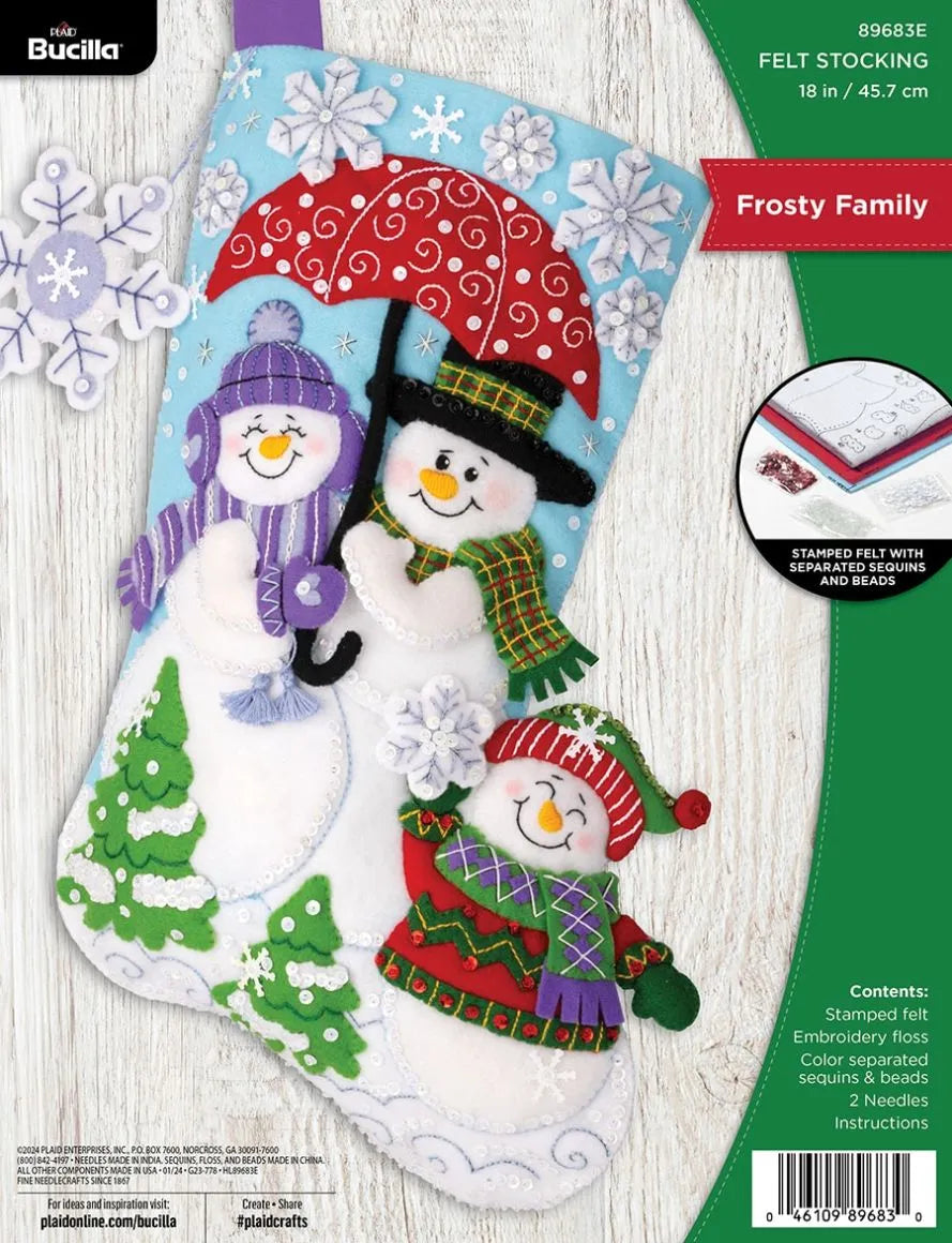 Bucilla - Frosty family