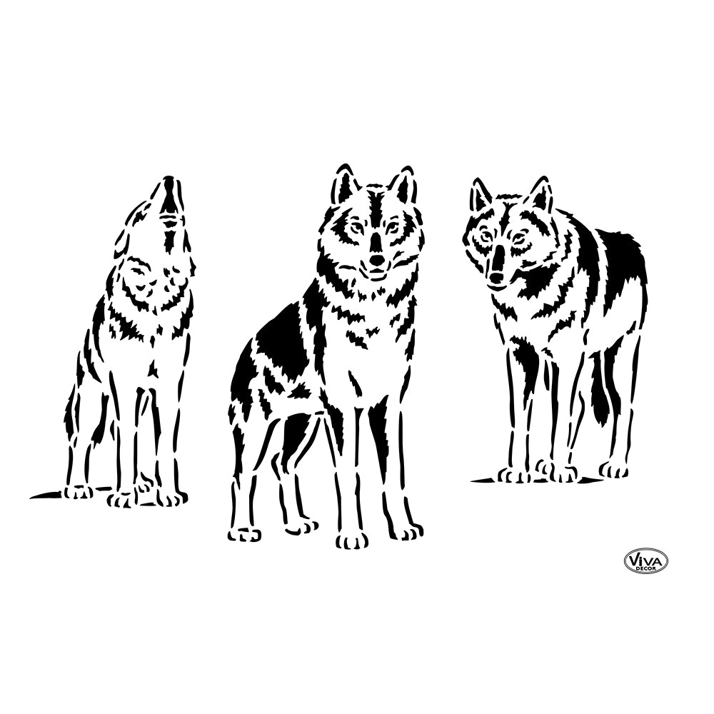 Stensill A4 - Wolf pack