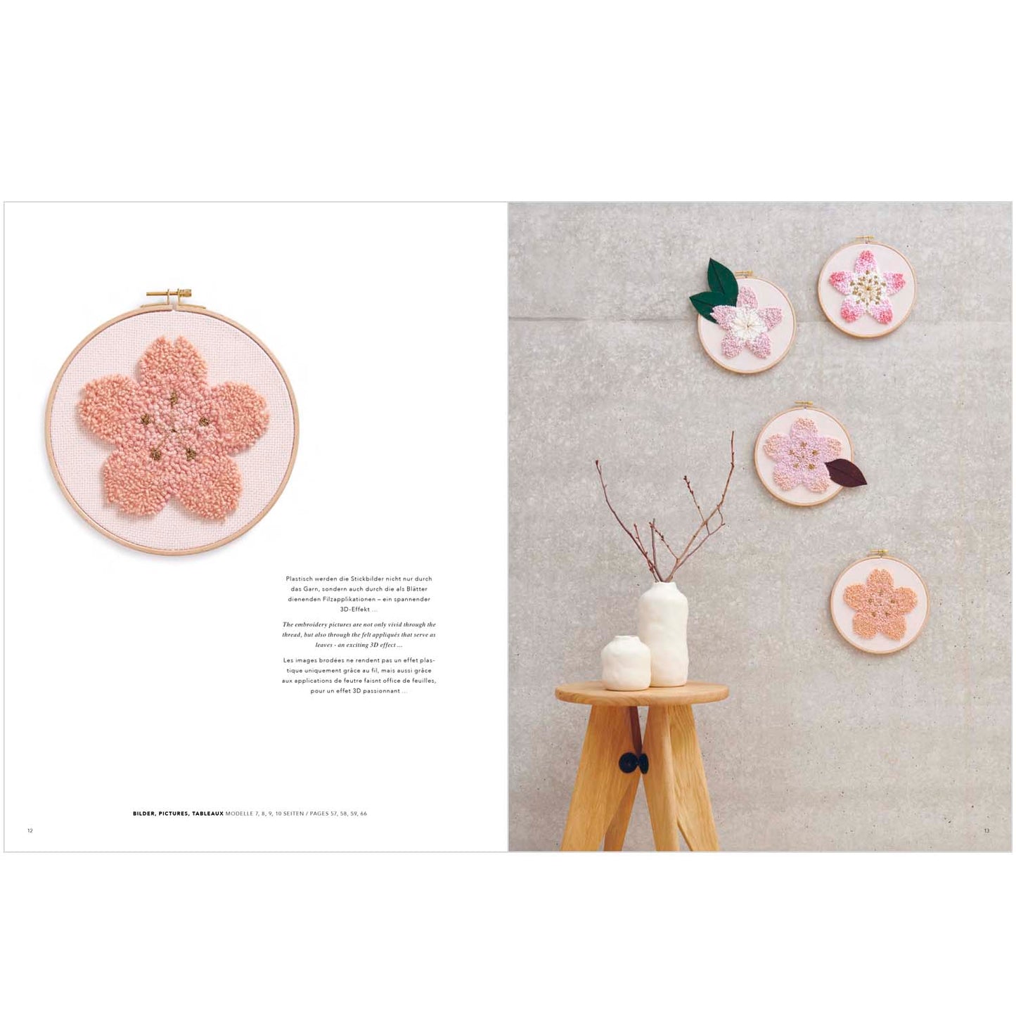 Bók / Punch Needle #5 sakura