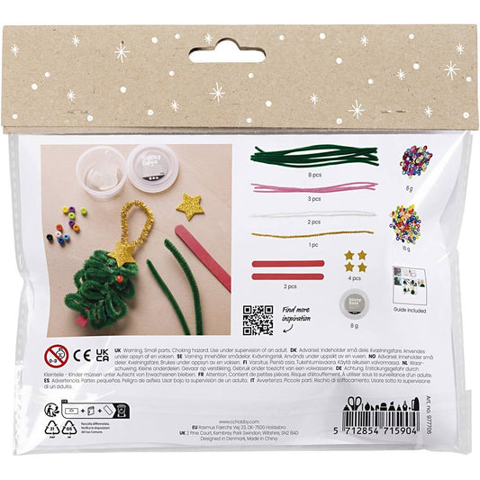 Mini Craft Kit - Hearts and Christmas trees