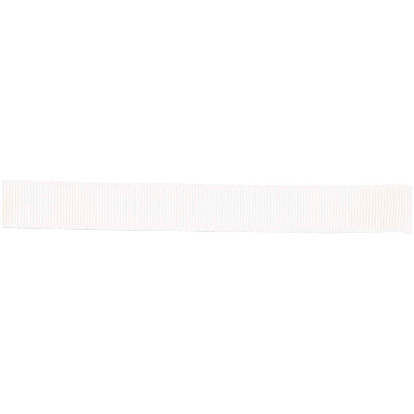 Grosgrain Ribbon White