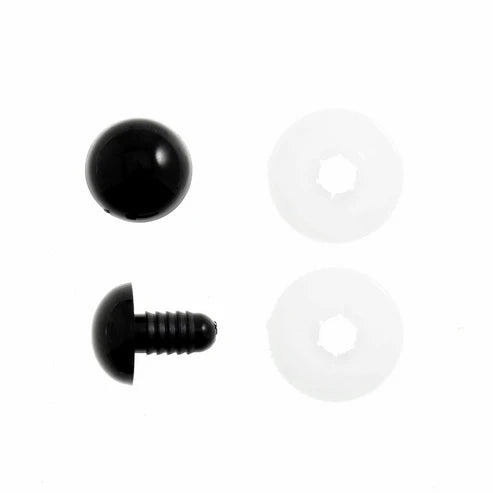 Öryggisaugu 12mm - Svört