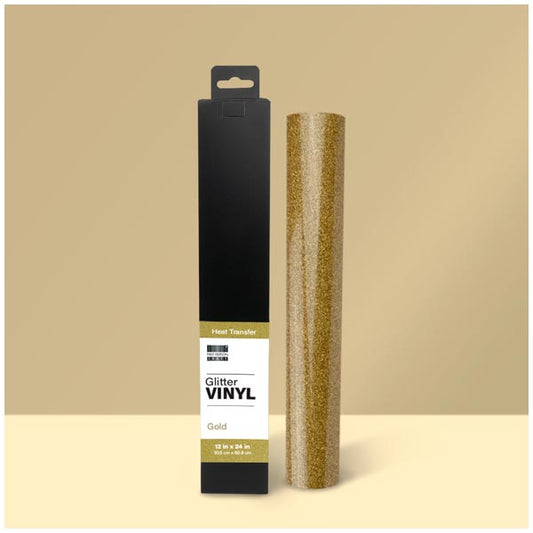 Vinyl Glitter Heat Transfer - Gold