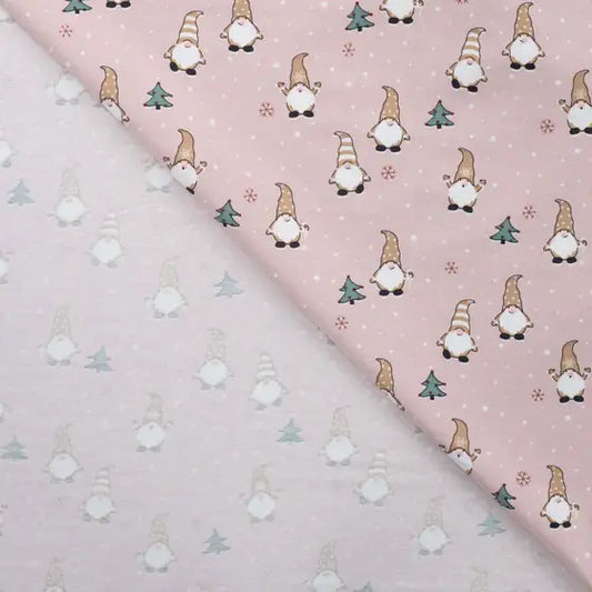 Bómullarjersey Jól / 95co/5el