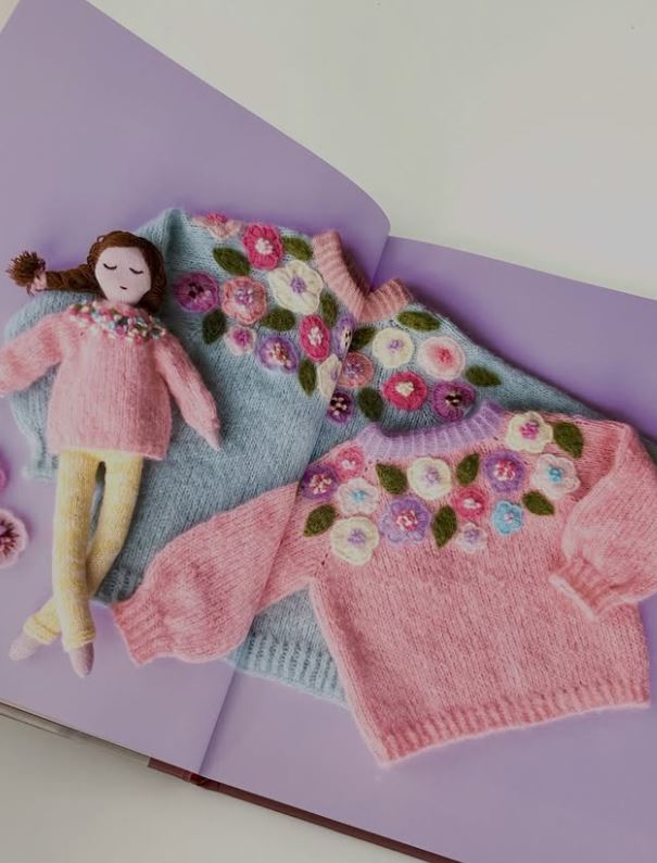 Bók - Søsterstrik - strik til dukker og piger 2 - 8 ára