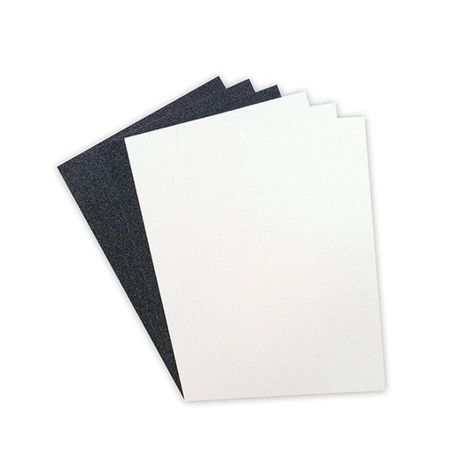Pappír A4 Glitter Black & White Double-Sided