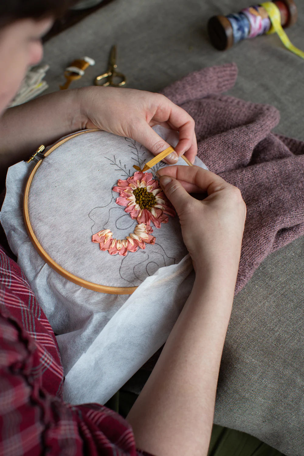 Embroidery on knits - Judith Gummlich
