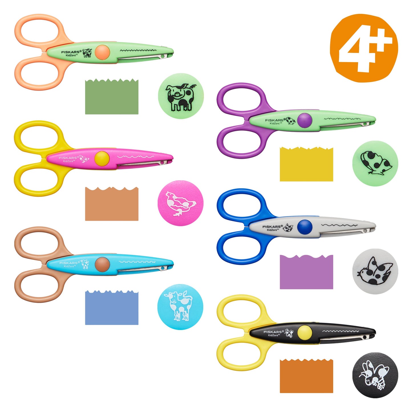 Skæri KidzorsTM: Set of 6