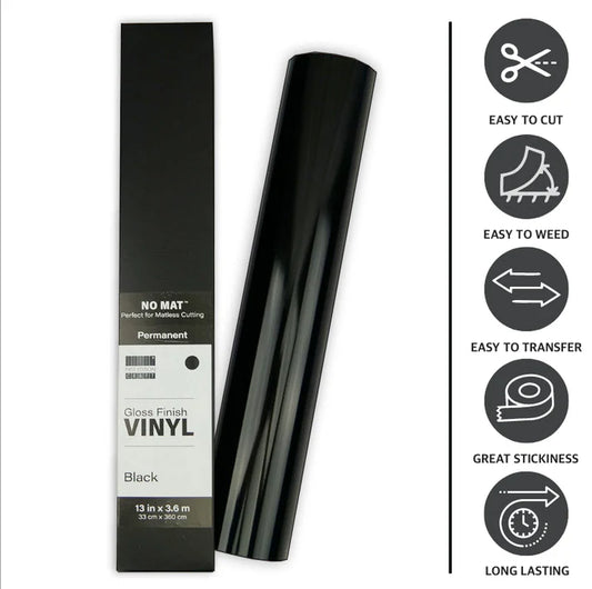No Mat Vinyl Gloss  13x36inc
