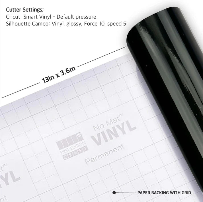No Mat Vinyl Gloss 13x36inc